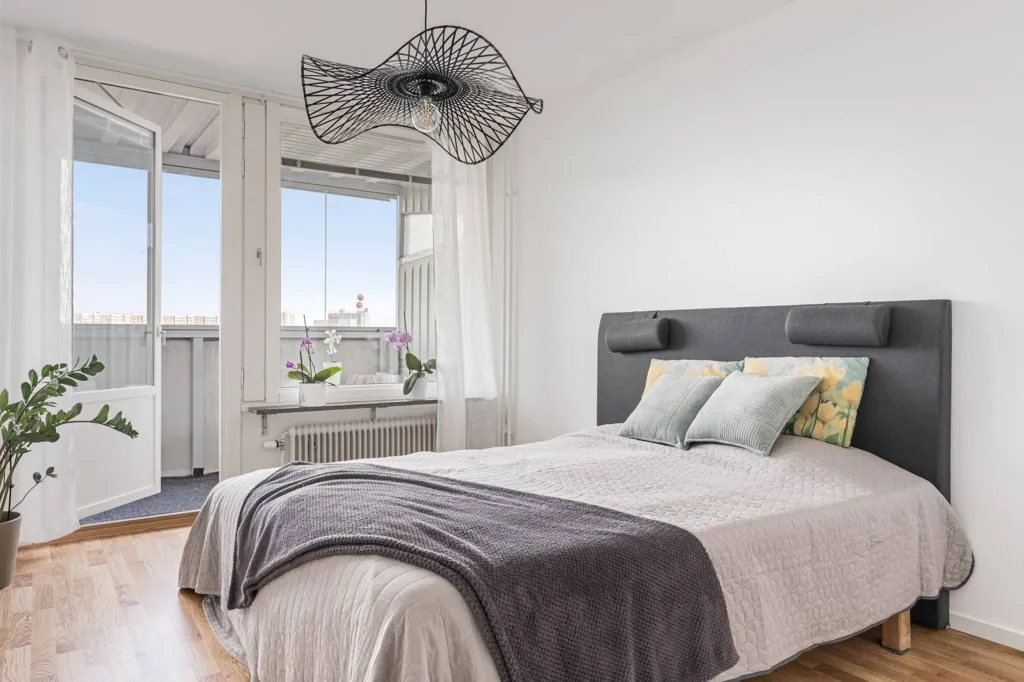 Chambres - Renovated Penthouse with Balconies in Grindtorp