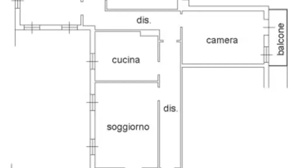 Plan - Spacious Apartment with Mountain View in Coggiola