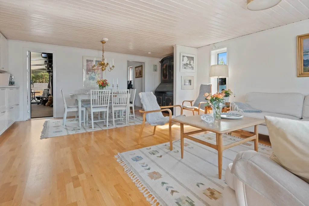 Living Room - Seaside Villa with Sauna & Pool near Ingaröfjärden
