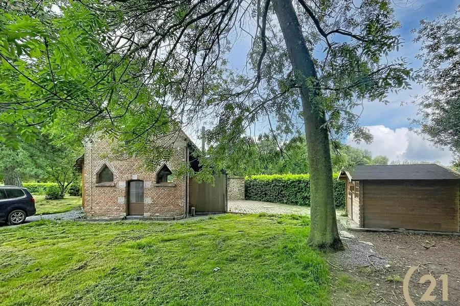 Jardin - Maisonnette Charmante dans le Domaine d'un Château à Braffe