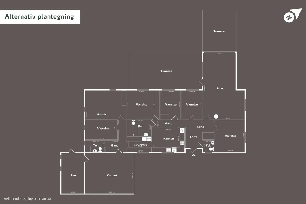 Plan - Spacious Bungalow with Garden in Odense