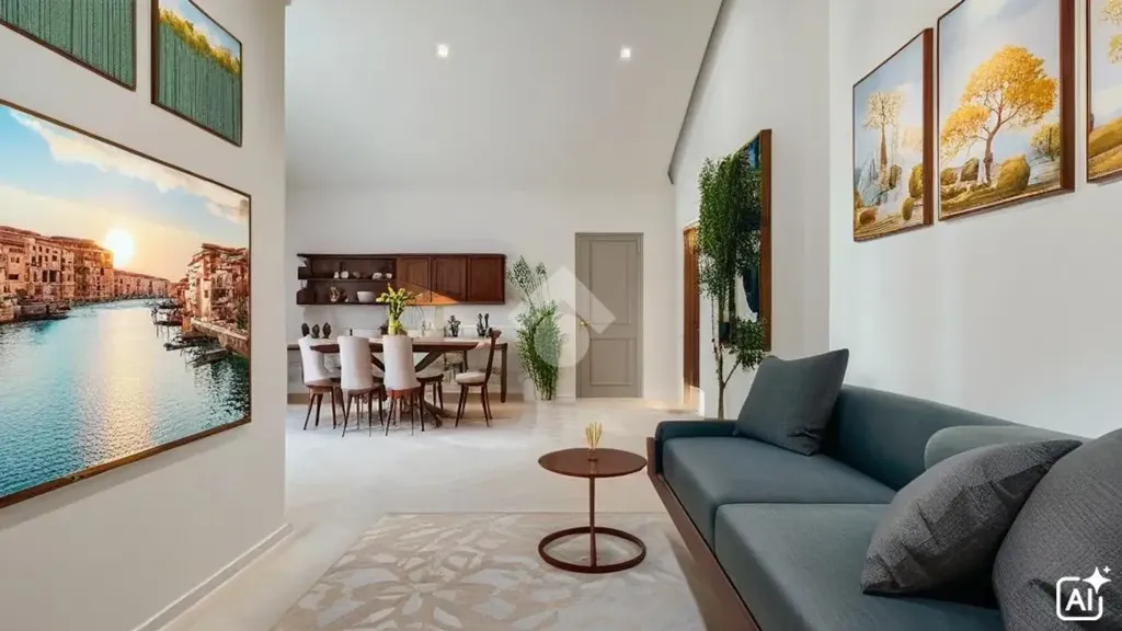 Séjour - Modern Apartment with Terrace in Verona