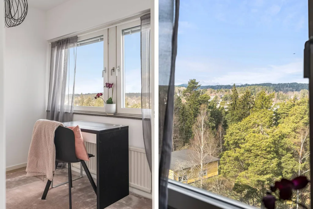Balcon - Renovated Penthouse with Balconies in Grindtorp