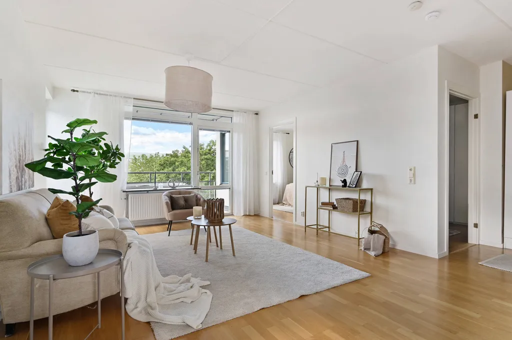 Elutuba - Two-Bedroom Flat with Garden View in Farsta