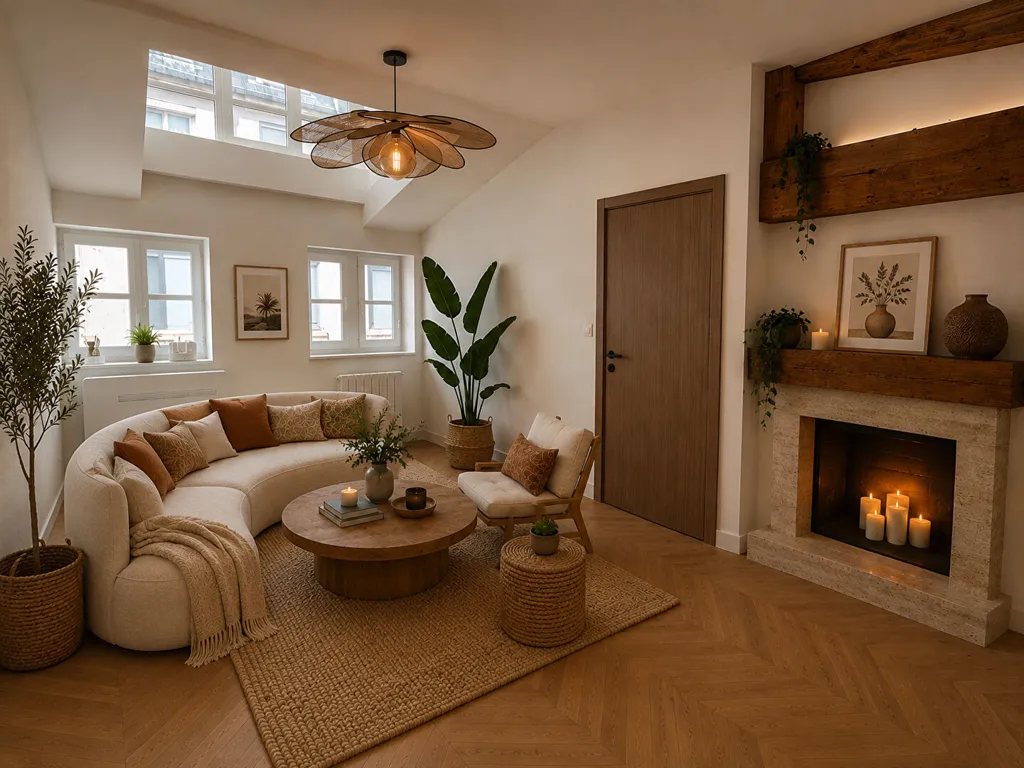 Living Room - Renovated Flat with Light in Lyon 2 Bellecour
