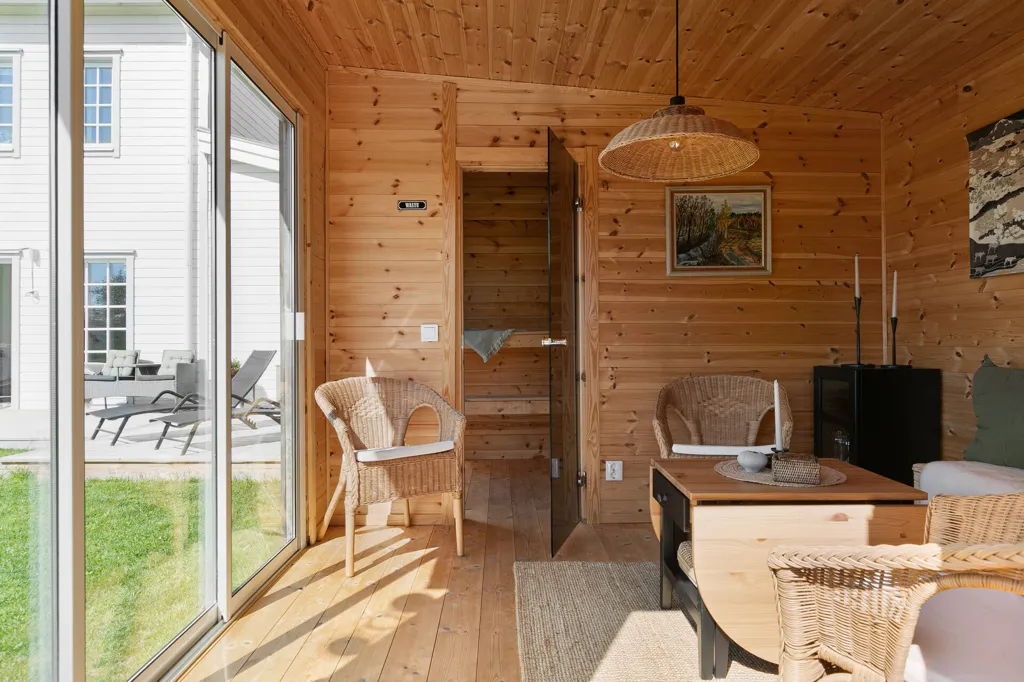 Terrace - Modern Bungalow with Garden in Säljan