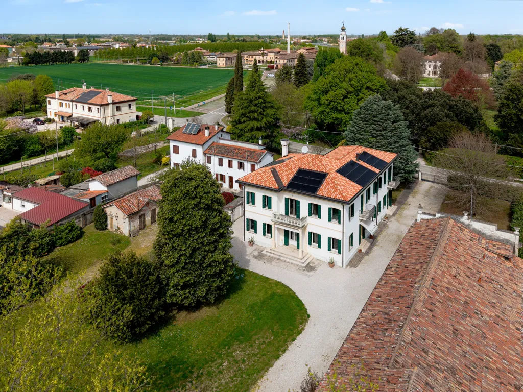 Vue aérienne - Liberty-Style Residence with Private Park in Zero Branco