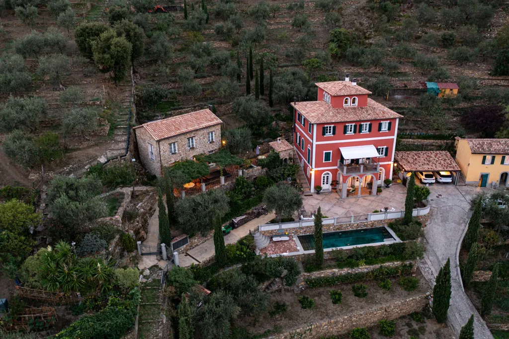 Vue aérienne - Estate with Sea View in Sanremo
