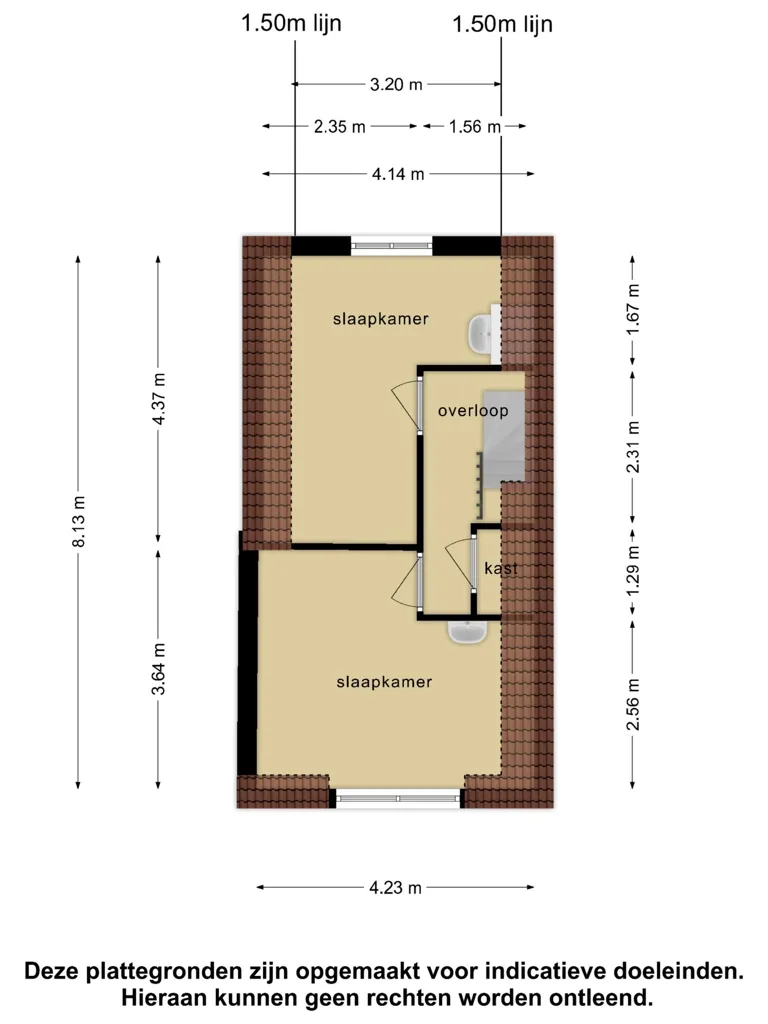 Plan - Porte-cochère Flat with Balcony in Delfshaven