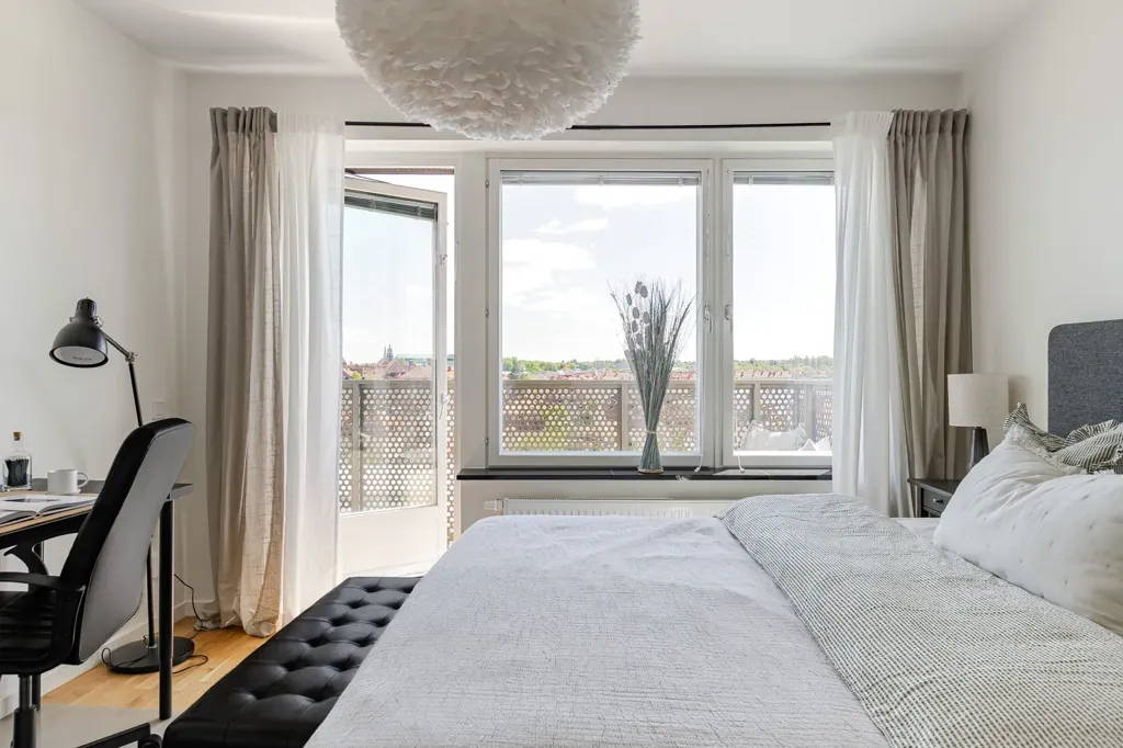 Chambres - Apartment with City View in Central Linköping