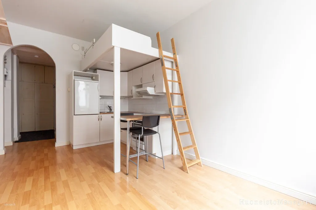Köök - Efficient Studio with Balcony in Kamppi, Helsinki