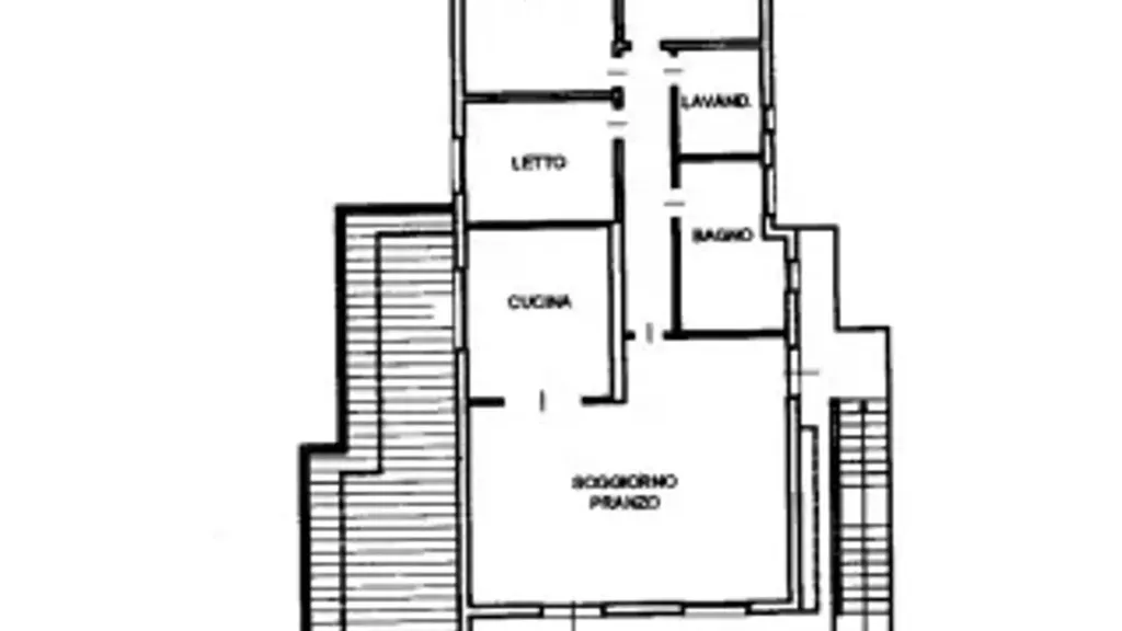 Planimetria - Villa with Terraces in Porto Viro