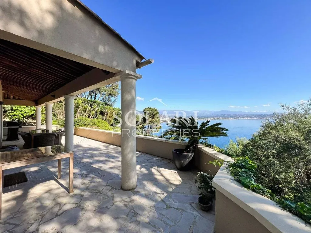 Terrasse - Villa de Luxe avec Piscine et Vue Mer à Théoule-sur-Mer