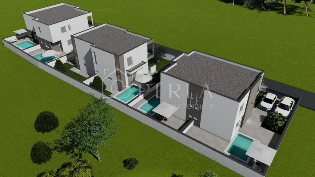Modern Duplex with Pool near Zadar