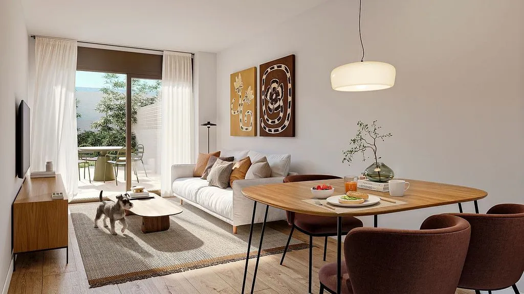 Salle à manger - New Flat with Pool in Cornellà Centre