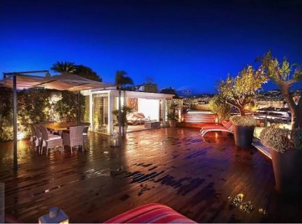 Terrasse - Penthouse avec terrasse sur le toit à Cannes