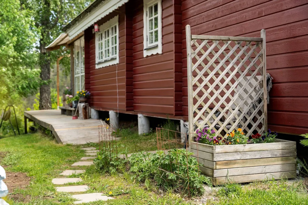 Jardin - Co-op Cottage with Lake View at Ryrsjön