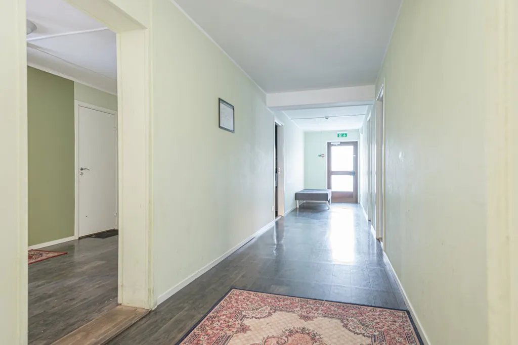 Hallway - Apartment with Shop Potential in Central Junsele