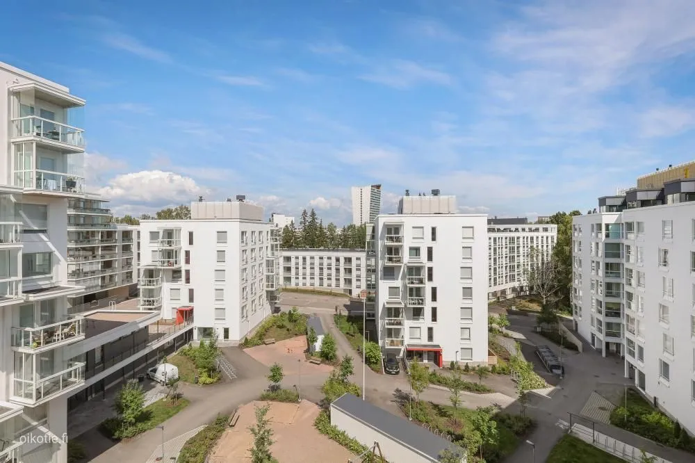 Aerial - Compact Apartments with Balcony in Niittykumpu, Espoo