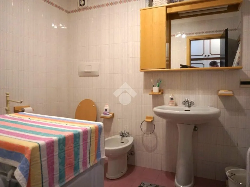 Salles de bain - 3-Room Apartment with Balconies in Andalo