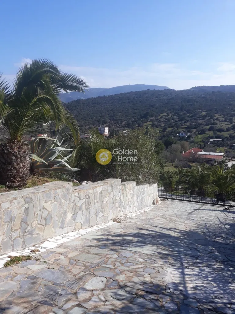 Terrasse - Villa with Sea View in Koropi