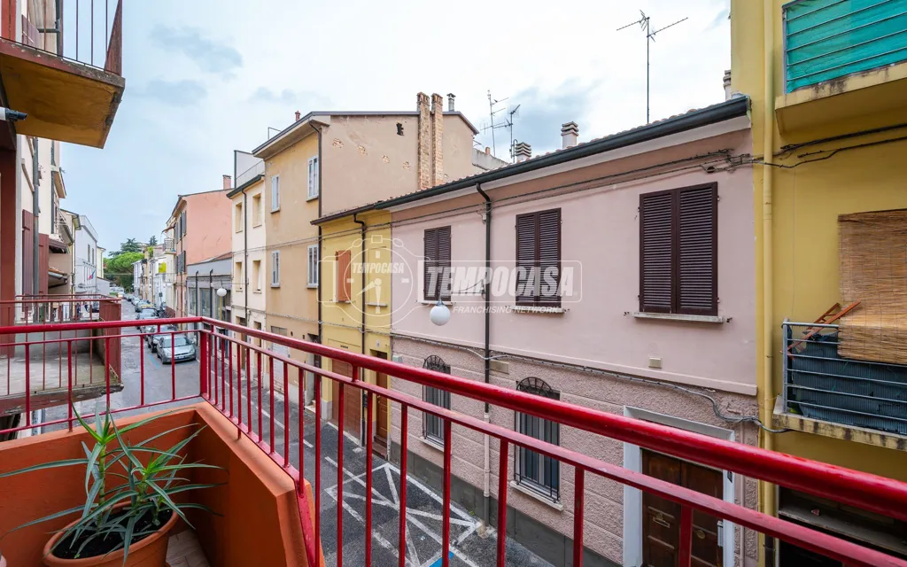 Balcony - First-Floor Apartment with Two Balconies in Faenza