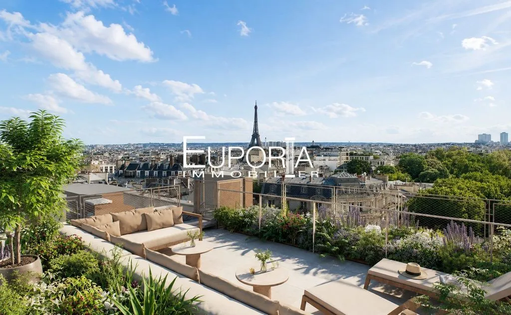Terrass - Luxury Apartment with Balcony in Plaine Monceau, Paris