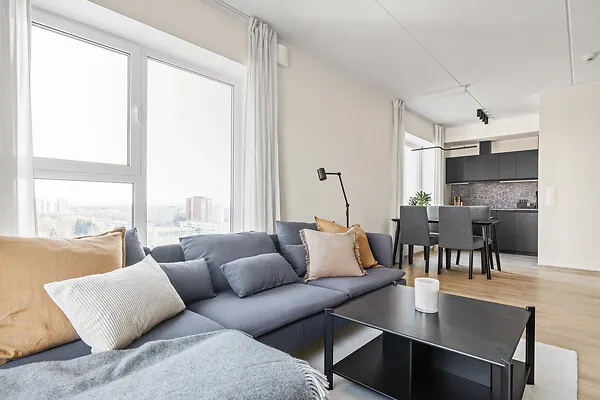 Soggiorno - Modern Flat with Balcony in Haabersti, Tallinn