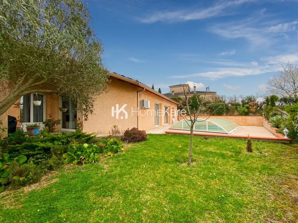 Jardin - Maison avec Piscine et Vue Pyrénées à Vénérque