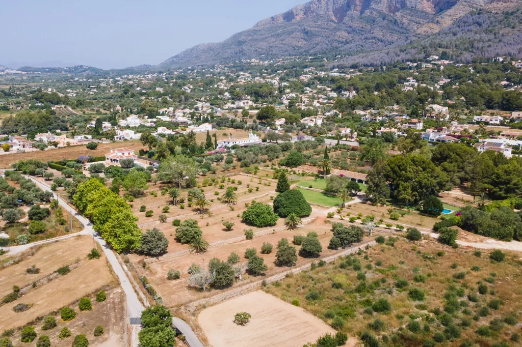 Õhuvaade - 18th-Century Finca with Pool in Jávea