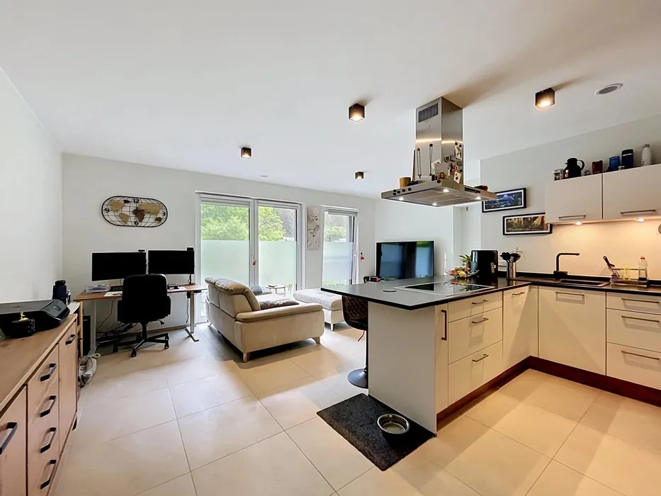 Köök - Modern Apartment with Parking in Clervaux