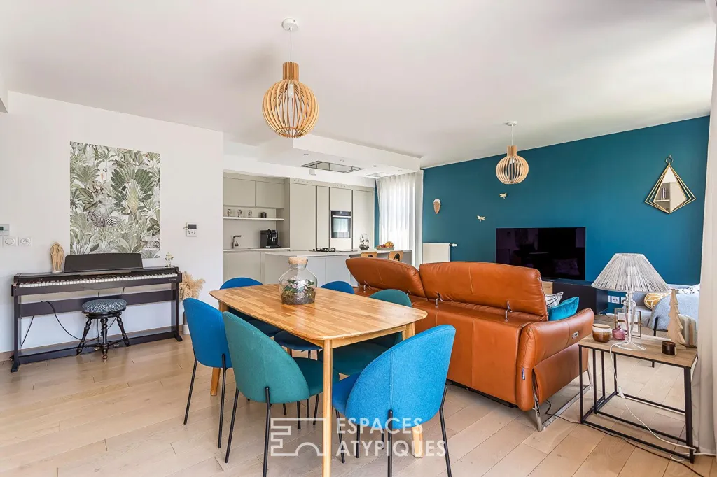 Söögituba - Contemporary Flat with Terrace in Montchat