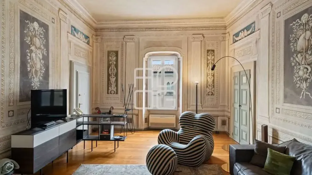 Living Room - Historic Palazzo Apartment in Lonato