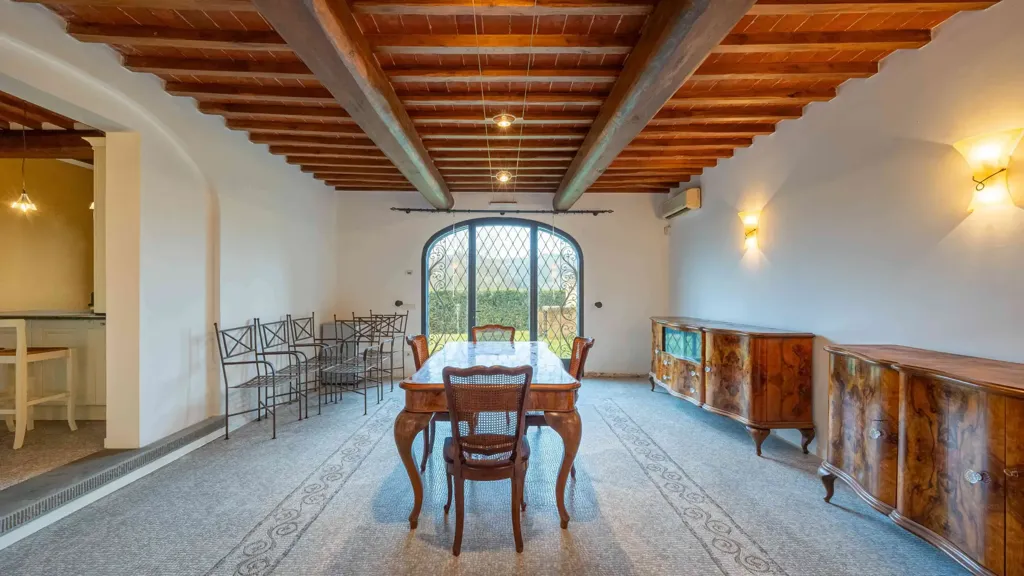 Dining Room - Rustic Complex with Garden in Montespertoli