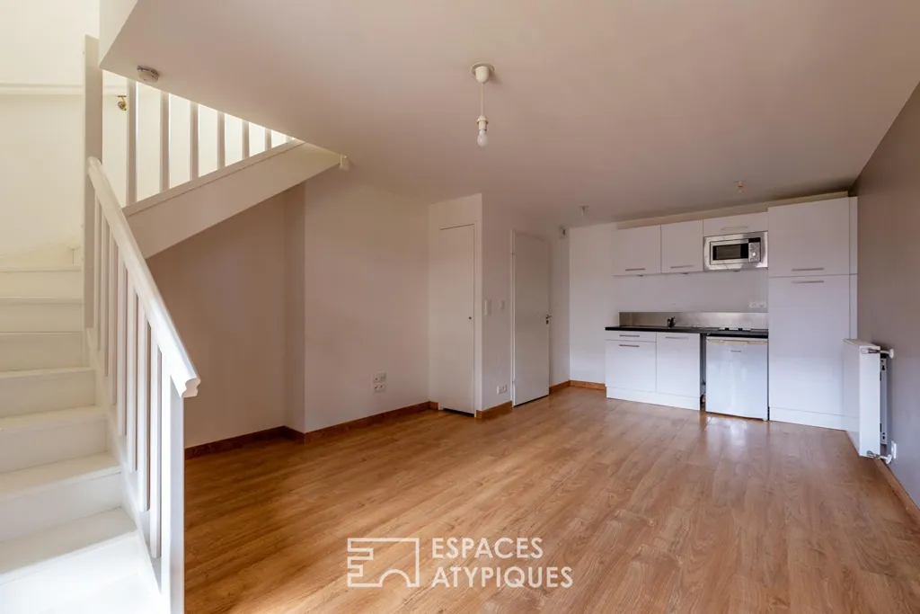 Köök - Contemporary Duplex in Historic Convent, Rennes Centre