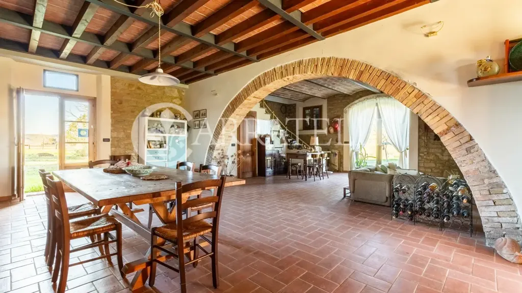 Söögituba - Rustic Farmhouse with Pool near Volterra