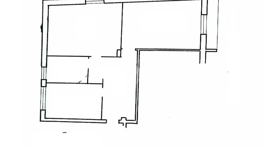 Plan - Apartment with Triple Exposure in Rome