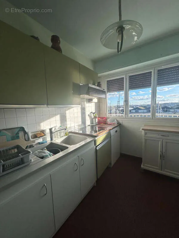 Köök - Duplex with Balcony in Saint-Malo