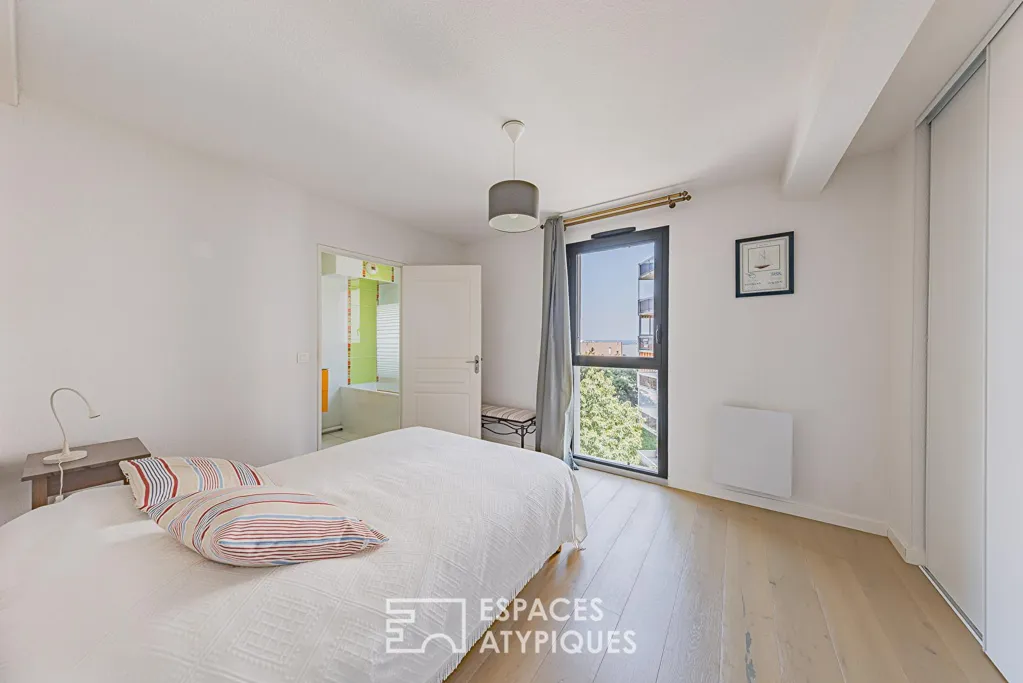 Chambres - Duplex avec Terrasse au Dernier Étage à l’Aiguillon