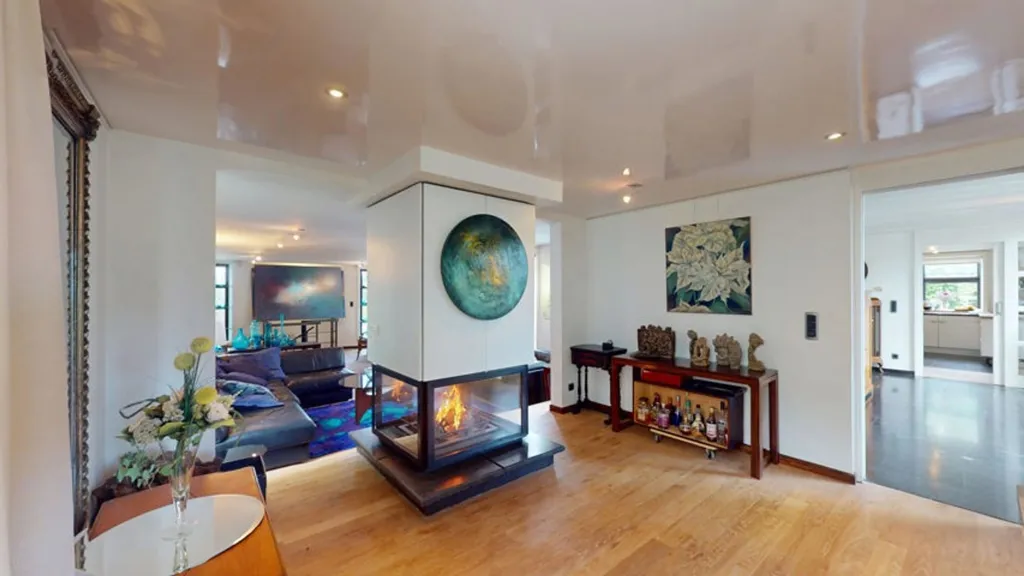 Living Room - Renovated Villa with Pool near Lasne Centre
