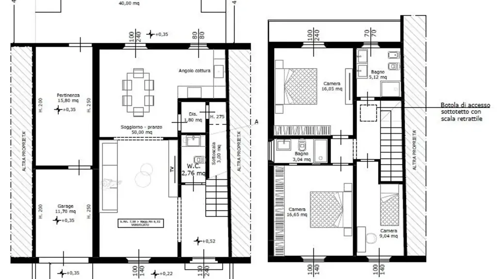 Plan - Modern Villa with Garden in Empoli