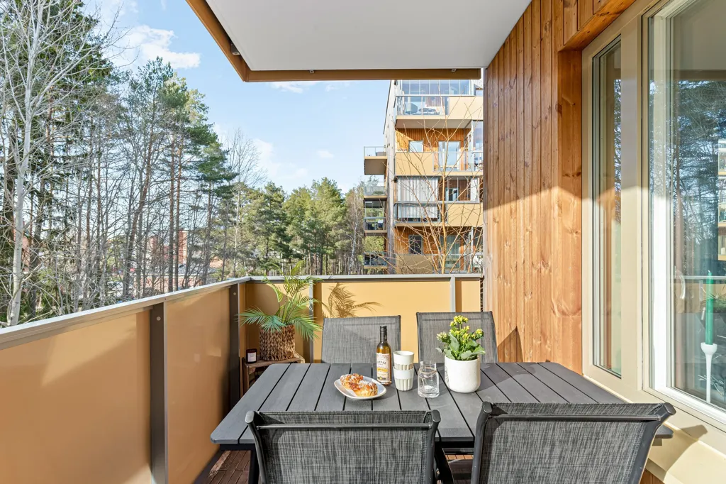 Balcon - Modern Flat with 20 m² Balcony in Uppsala