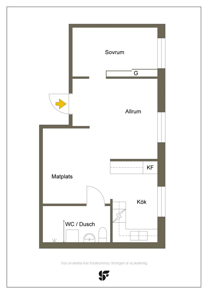 Plaan - Apartment with Potential in Solhjulet