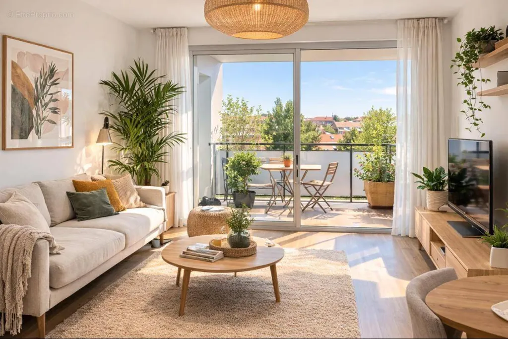 Elutuba - T2 Apartment with West Terrace in Toulouse