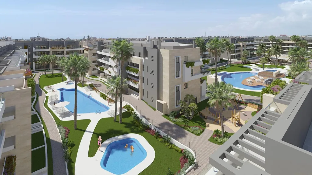Õhuvaade - Apartment with Pool in Playa Flamenca, Orihuela