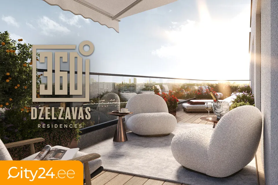 Terrasse - Modern Apartments with 360° Views in Riga