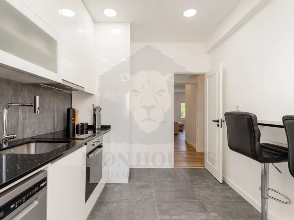 Köök - Luxury Flat with East-West View in Setúbal