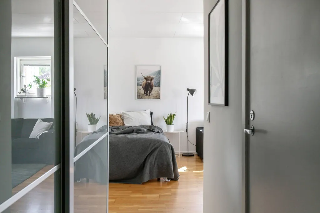Chambres - Apartment with Renovated Facilities in Norrstrand