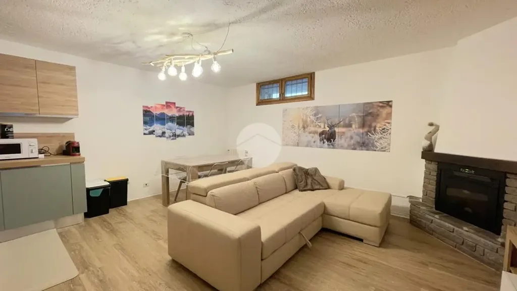 Wohnzimmer - Rented Duplex with Garden in Temù