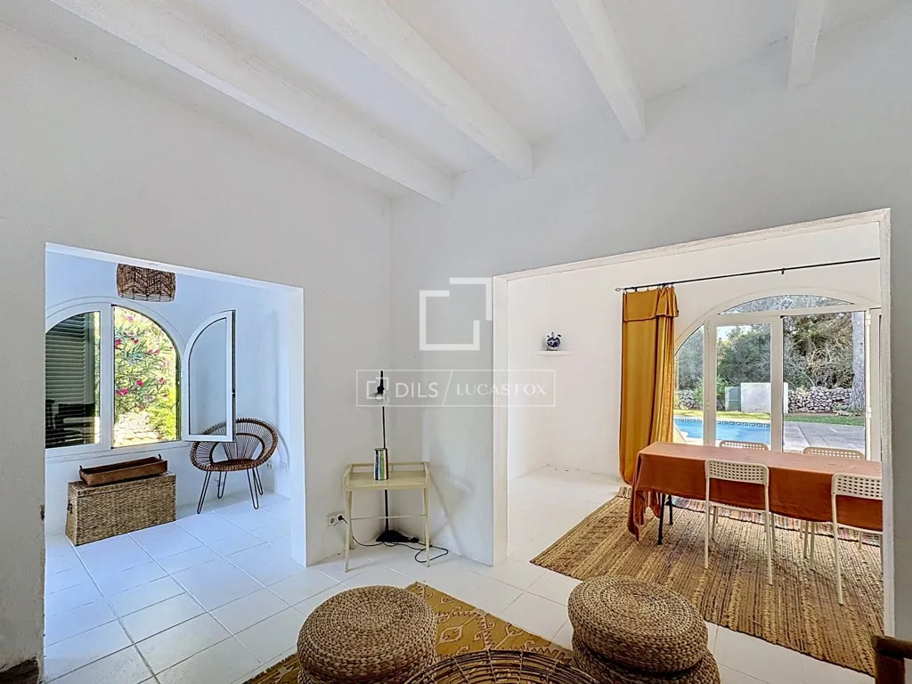 Séjour - 7-Bedroom Villa with Pool in Es Castell